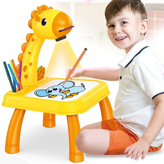 Kids Projector Drawing Table – Interactive Learning and Art Station for Creative Play