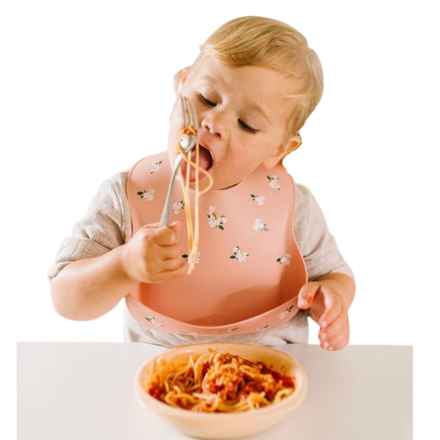 Premium Silicone Baby Bib with Food Catcher – Mess-Free Feeding Solution