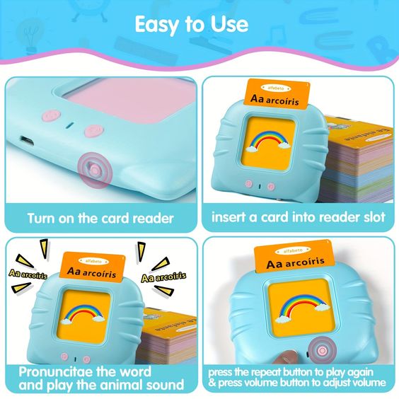 Talking Flash Cards For Kids Educational Learning
