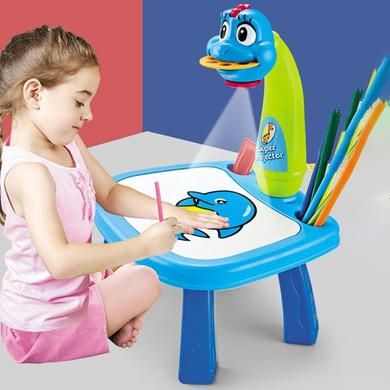Kids Projector Drawing Table – Interactive Learning and Art Station for Creative Play