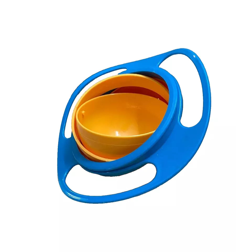 360° Rotatable Baby Feeding Gyro Bowl – Spill-Proof and Kid-Friendly Design