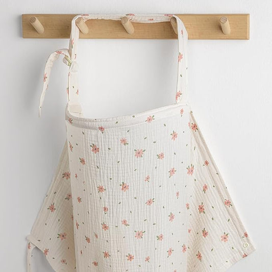 MOM Breastfeeding Nursing Cover – Lightweight & Breathable Privacy Shawl (Random Colour)