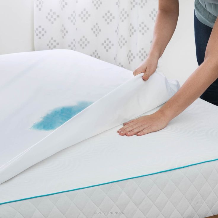 Premium Soft Tari cotton Waterproof Mattress Protector – Ultra Soft, Breathable & Machine washable (Triple Seal Protection) - White